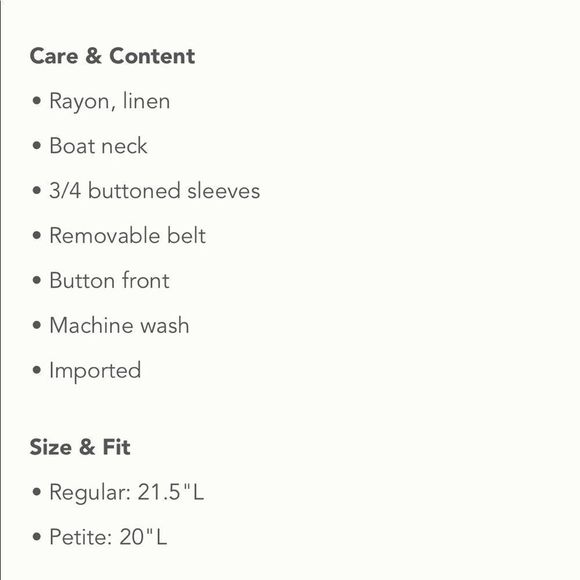 𝅺Anthropologie Belted Blouse   - Picture 7 of 7